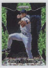 2019 Panini Prizm Tier III Lime Green Donut Circle /199 Alex Rodriguez #232 tj0