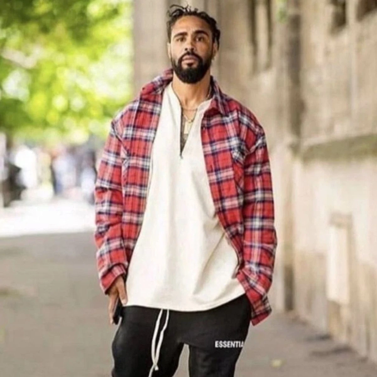 Red Fear of God Clothing for Men for sale | eBay