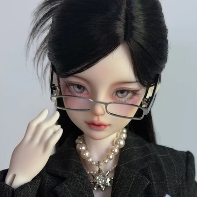New BJD Girl Doll Women 1/3 Resin Bare Ball Jointed Female+Eyes Face Makeup Gift