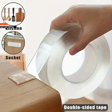 Double Face Transparent Double Sided Tape Super Strong Sided Reusable Waterproof