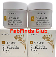 2x Korean GLAMFOX Rice Niacinamide Cream Glowing Glass Skin Exp. 08/2028