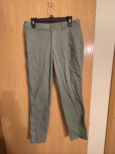 Women’s Eddie Bauer legend wash stretch boyfriend mid rise Chino green ...