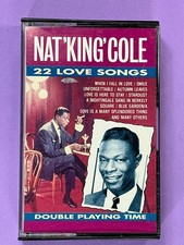 Nat King Cole 22 Love Songs Audio Cassette Tape