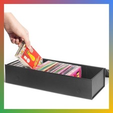 Cassette Tape Storage Box, Cassette Tape Holder 14.25 x 4.5 x 3 Inch, Store Up t