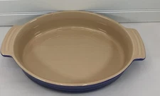 Le Creuset 9" Ceramic Oval Au Gratin Baking Dish Pan Stoneware