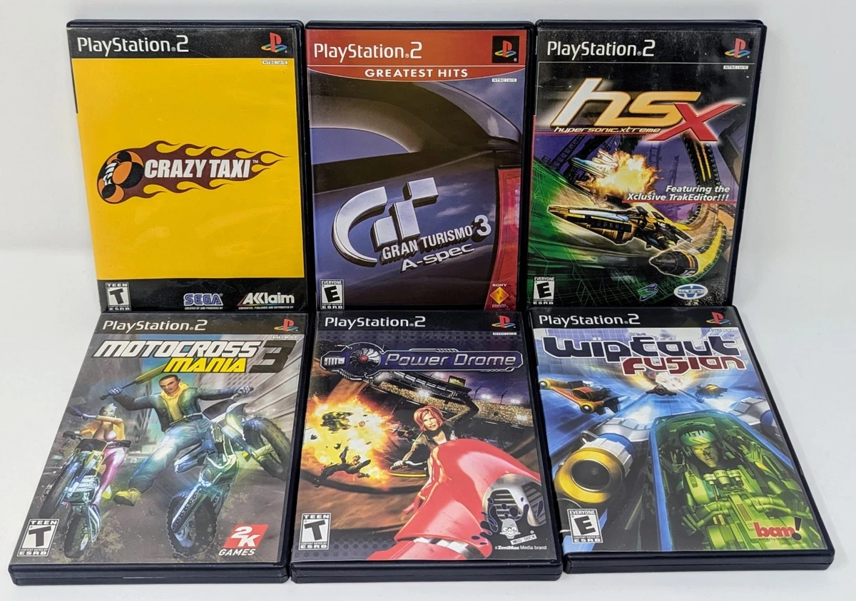 Jeu PS2 Crazy Taxi Version Anglaise - Bon état, Complet Avec Boîtier Et Manuel