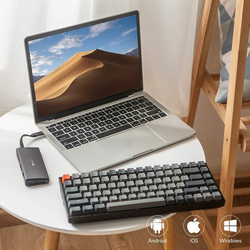 K2 75% Bluetooth Mechanical Gaming Keyboard - Gateron Brown Switch, LED Backlit - Picture 7 of 9