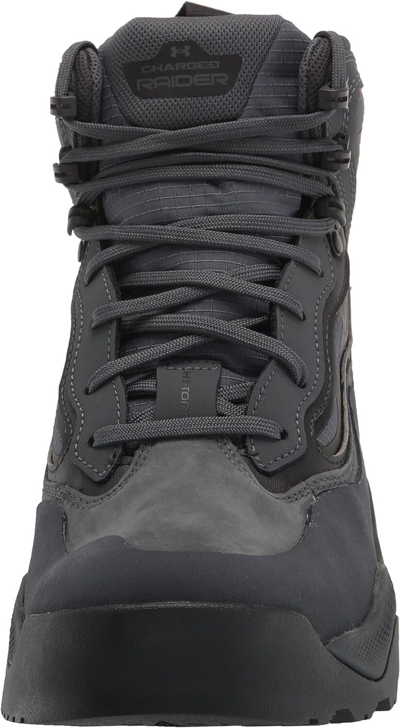 3024265 Under Armour Men's Charged Raider Mid Hiking Boot GREY/GREY/BLACK 8 eBay