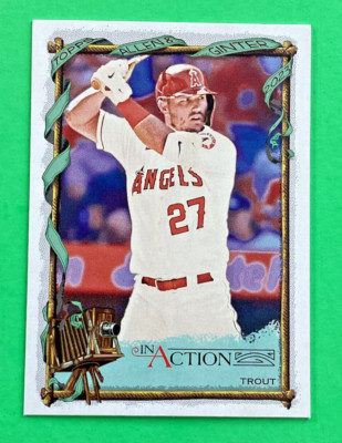 2023 TOPPS ALLEN GINTER . IN ACTION . MIKE TROUT . R A R E . 1 per  CASE / HOBBY