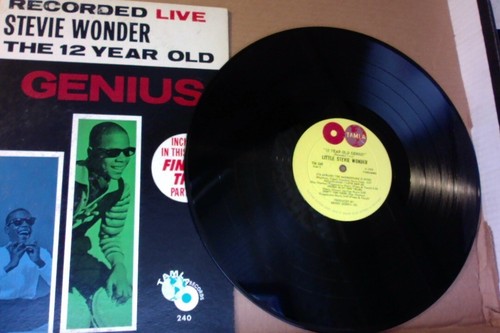 EX- 1963 Lp album Little Stevie Wonder the 12 Year Old Genius Tamla MARVIN GAYE - Picture 12 of 16