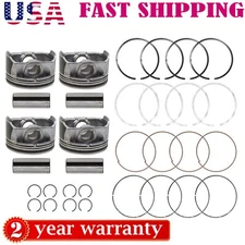 For 2011-19 Hyundai Sonata Sorento Optima 2.4L Oversize +0.50MM Piston and Rings