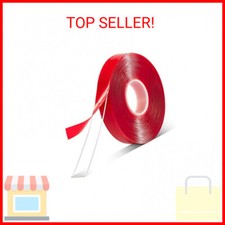 Double Sided Tape Heavy Duty - 1/2" 10' Acrylic Strong Adhesive Removable Double