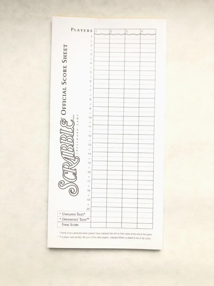 Scrabble Travel Folio Game Replacement Pieces Snap Letter Tiles As Low As 0.40ea - Image 3 of 4