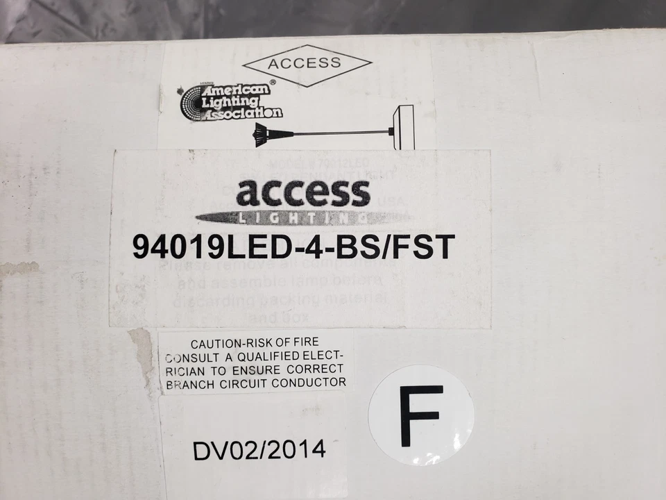 New Access Lighting Zeta Mania One Light LED Canopy Pendant Frosting Glass Shade - Image 4 of 4