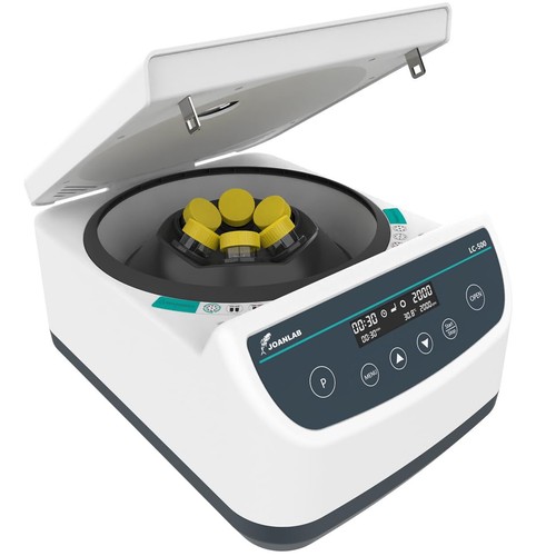 JOANLAB LC500-6 Centrifuge 2ml-50ml x 6, 500-4000rpm, 2146xg RCF Lab Benchtop