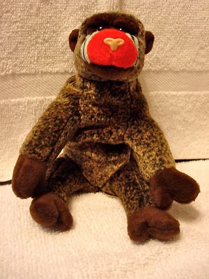 Beanbag Plush Toy Japanese Mandrill Monkey