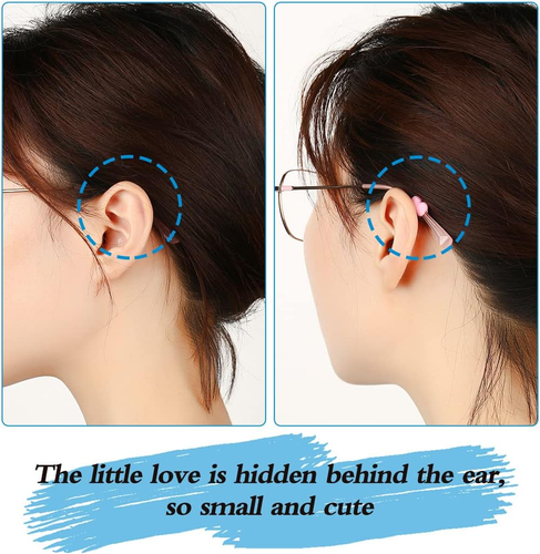 15 Pairs Silicone Eyeglasses Retainer, Eyewear Ear Grip Ear Hooks Anti-Slip Hold - Picture 3 of 12