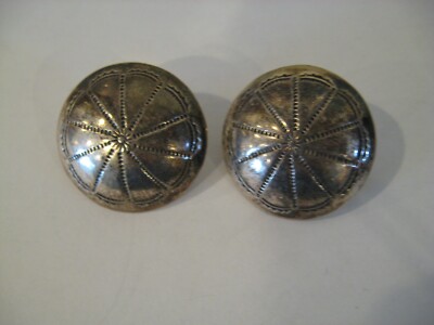 VINTAGE THAILAND 925 STERLINGSILBER REGENSCHIRM OBSTSCHEIBE OHRRINGE