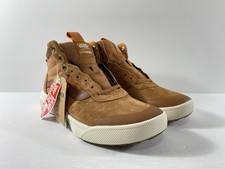 vans ultrarange hi mte ginger & white shoes