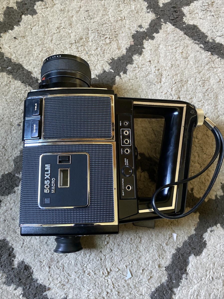 GAF SS 505 XL Movie Camera Super 8 Nice Macro lens, runs! | eBay