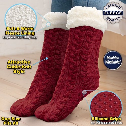 Calcetines Huggle® "Vellón Premium y empuñaduras antideslizantes y como se ve en la televisión" ¡NUEVOS! - Imagen 3 de 11