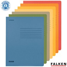 FALKEN Einschlagmappen DIN A4 Sammelmappe Mappe Aktenmappe Manilakarton