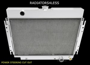 3 ROW for 63-68 CHEVY CHEVELLE EL CAMINO IMPALA BASE GM CARS ALUMINUM RADIATOR