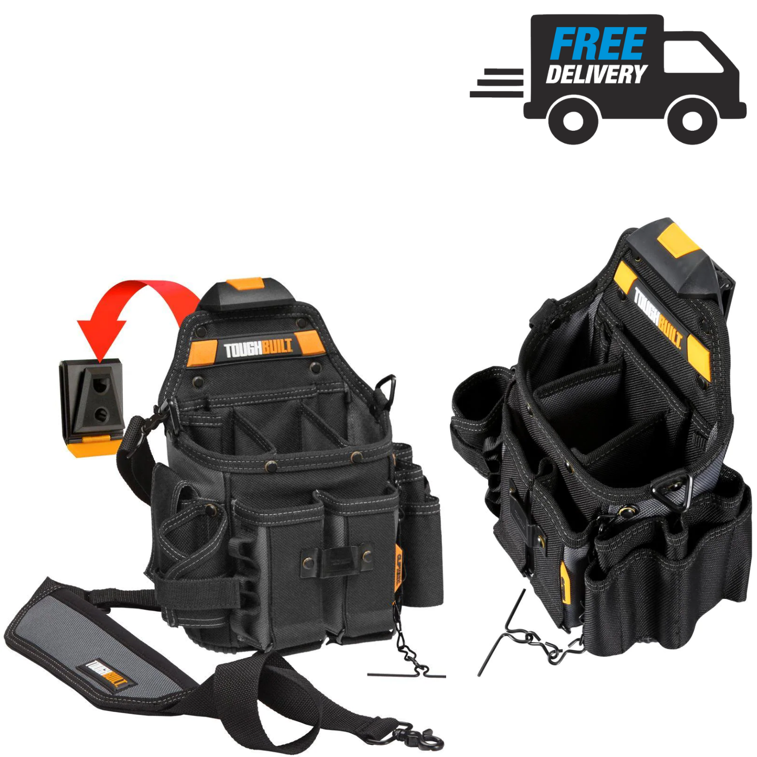 TOUGHBUILT Journeyman Electrician Pouch Shoulder Strap Medium Tool