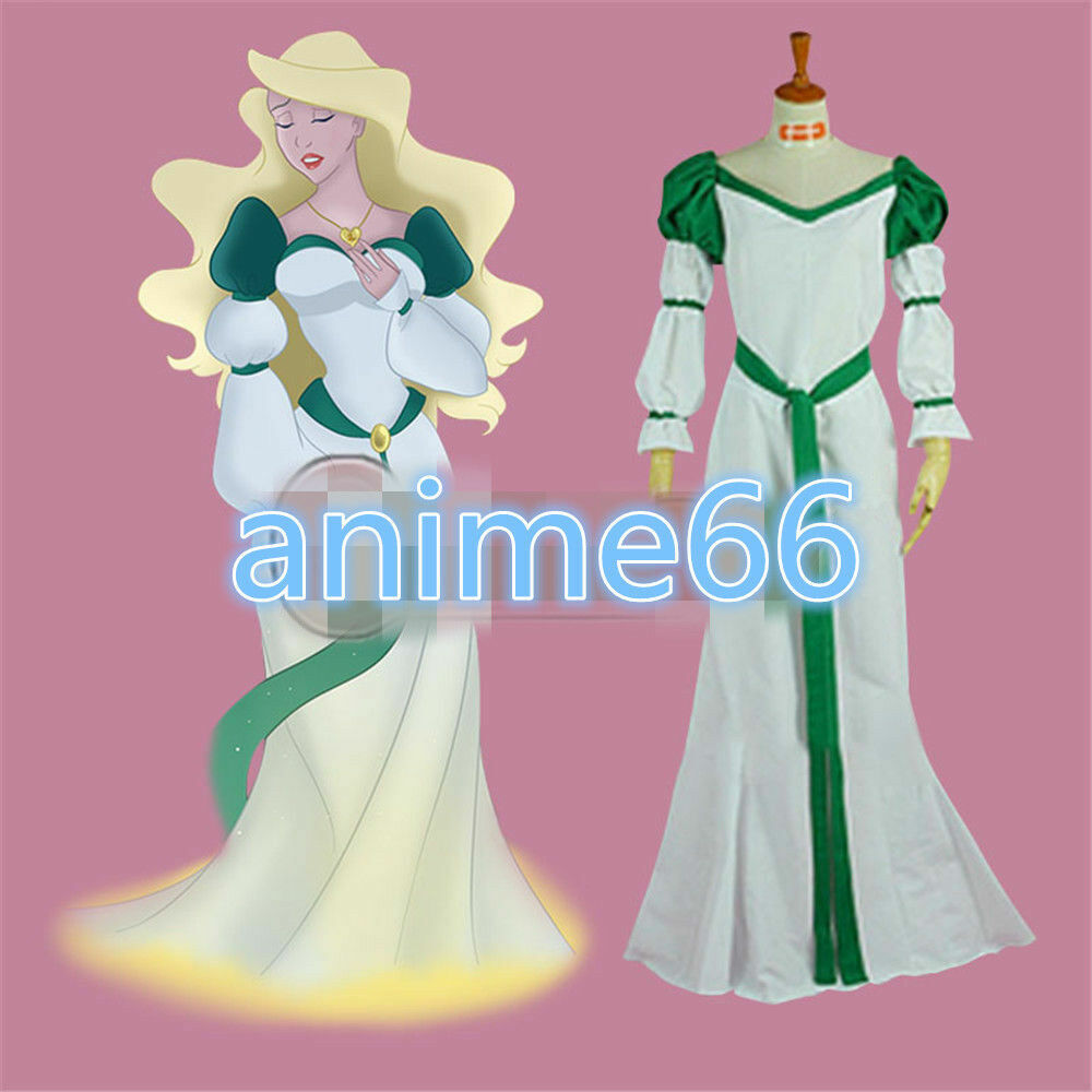 Swan Princess Odette Cospaly Costume Adult Women's Carnival Party Fancy  Dress