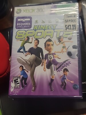VIDEO GAME Xbox 360 Kinect Sports (2010) Microsoft X Box 360