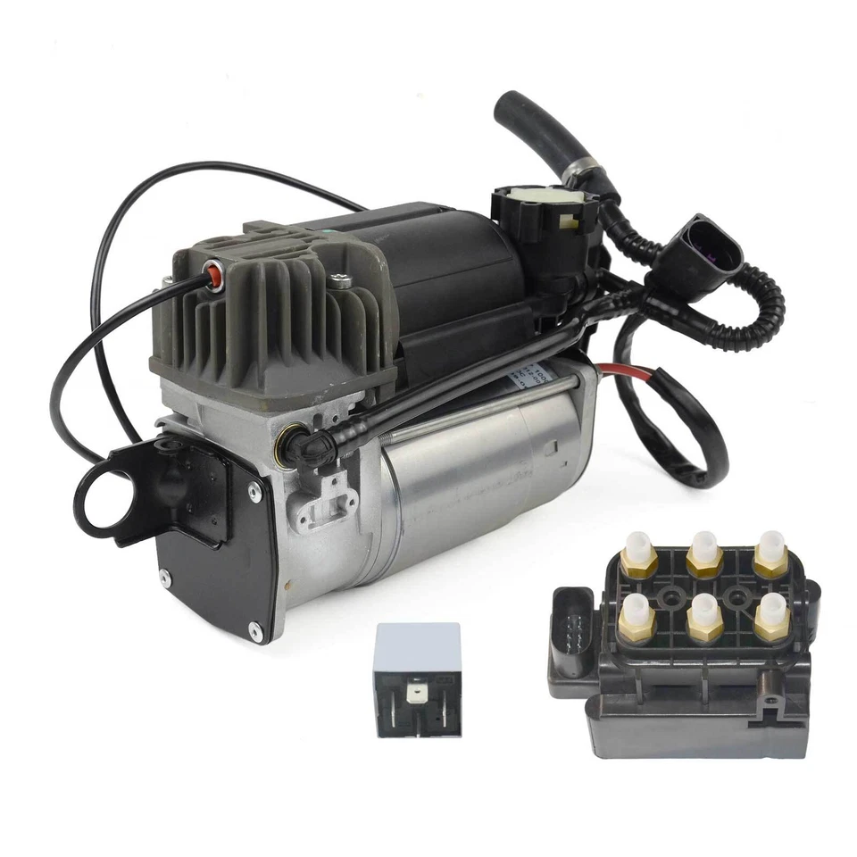 Kompressor Luftfederung + Ventil Für Audi Q7 4L Bj. 2006-2015 3.0 TDI 4L0698007 - Bild 3 von 4
