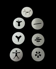 Vintage Proctor Silex Electric Food Gun Cookie Candy Maker Disc Only 7 Disc