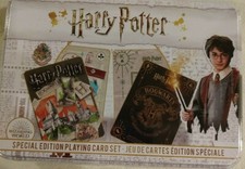 HARRY POTTER Playing Cards Special Edition in Keepsake Tin 2 decks , Brand New