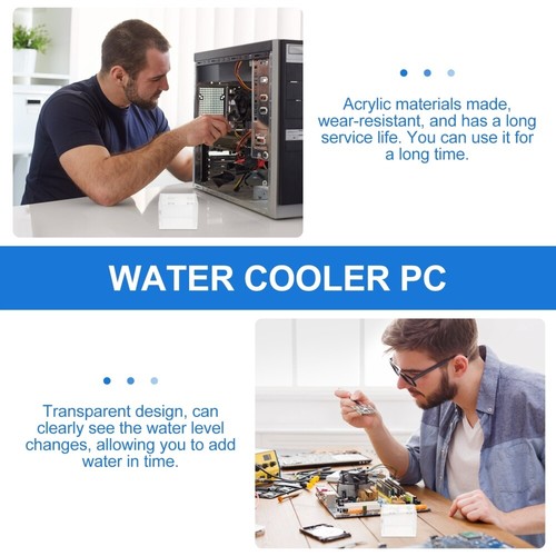 Computer Water Cooling Empty Tank Indoor Watering Can Cooler Reservoir - Afbeelding 5 van 12