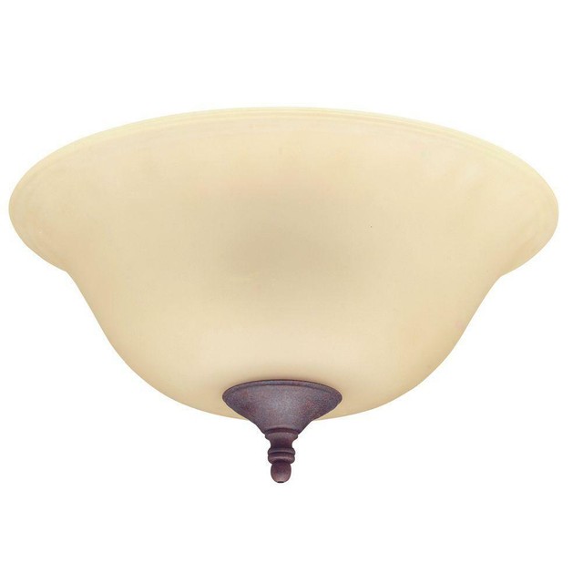 Hunter Ceiling Fan Tea Stain Bowl Light Kit 99157 Brown For Sale