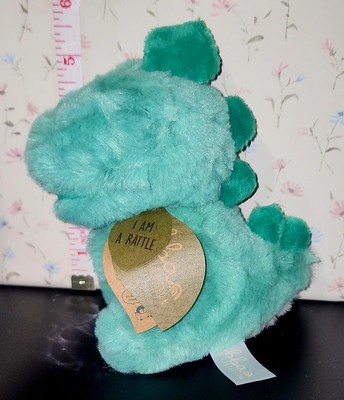    NWT 2022 ebba ECO Collection by Aurora 6'' Ryker Rex Rattle Plush Soft Toy   