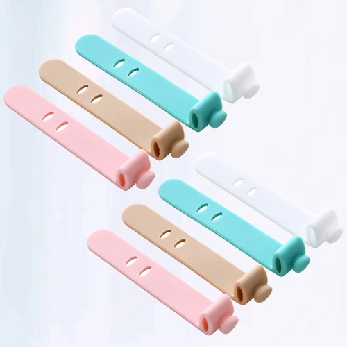32 Pcs Silicone Fixing Tape Cord Ties for Electronics Storage Organizer - Photo 4/12