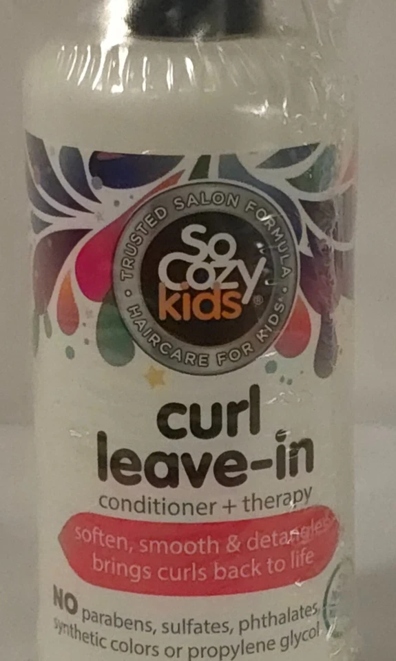 SoCozy Kids Curl Acondicionador y Terapia - Cuidado del Cabello para Niños - Fórmula de Salón Foto 3 de 4