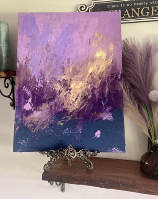  Ethereal Dawn  Painting 18x24 Eclectic Room Wall Decor Mystical Unique Dark