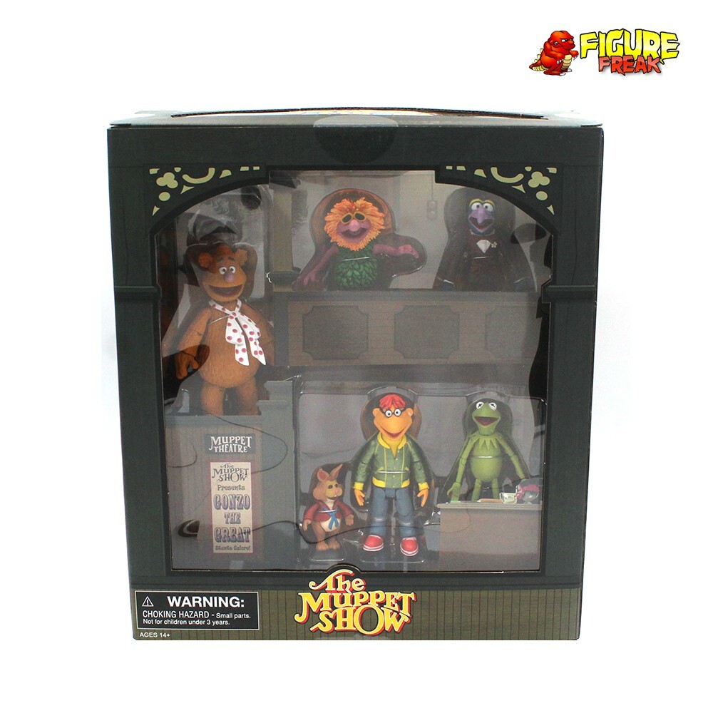 The Muppet Show Muppets Deluxe Backstage 6 Figure Box Set (NM
