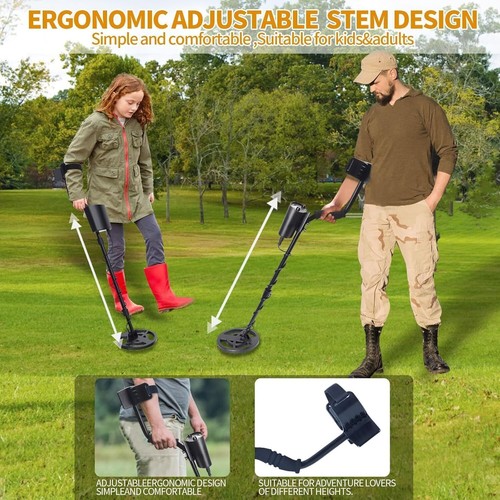 350MM Deep Sensitive Metal Detector LCD Display Treasure Hunter Gold Digger 2024 - Picture 3 of 16