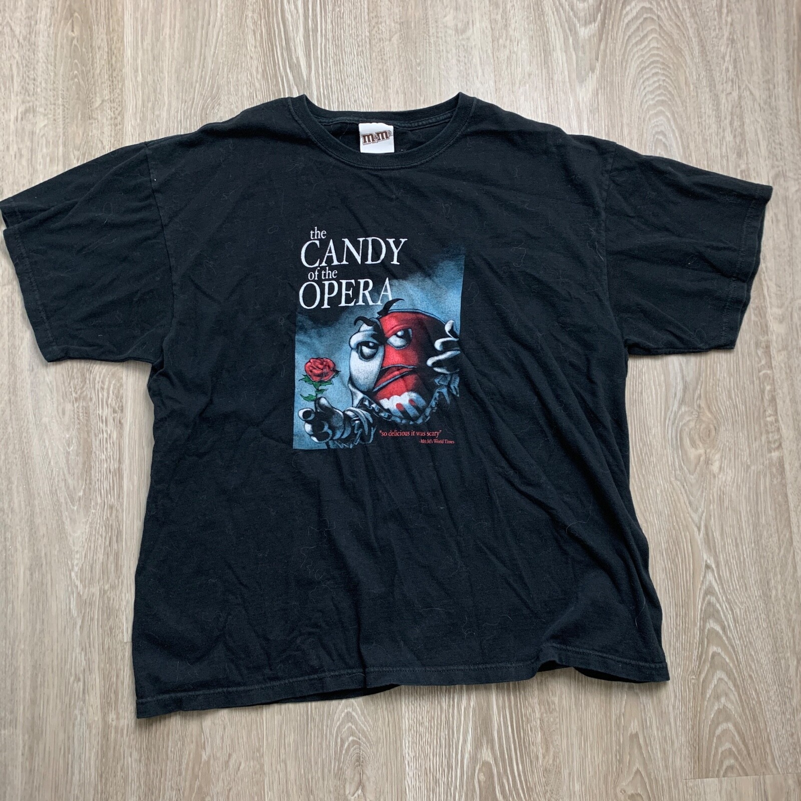 M&Ms Chocolate Candy Of Opera Vintage Graphic Short S… - Gem