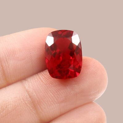 Certified Natural Burmese Red Ruby 9.55 Ct Untreated Cushion Cut Loose Gemstone