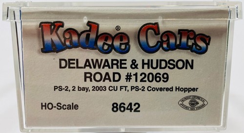 KADEE HO - 8642 - PS2 Covered 2 Bay Hopper - Delaware & Hudson - As New - Picture 2 of 7