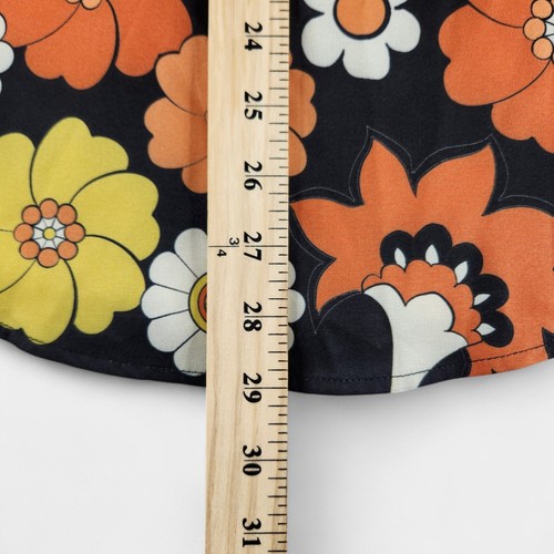 Mavrans Flower Power Weekend Shirt Men's Medium Orange/Brown/Yellow UPF 50 - Picture 9 of 14