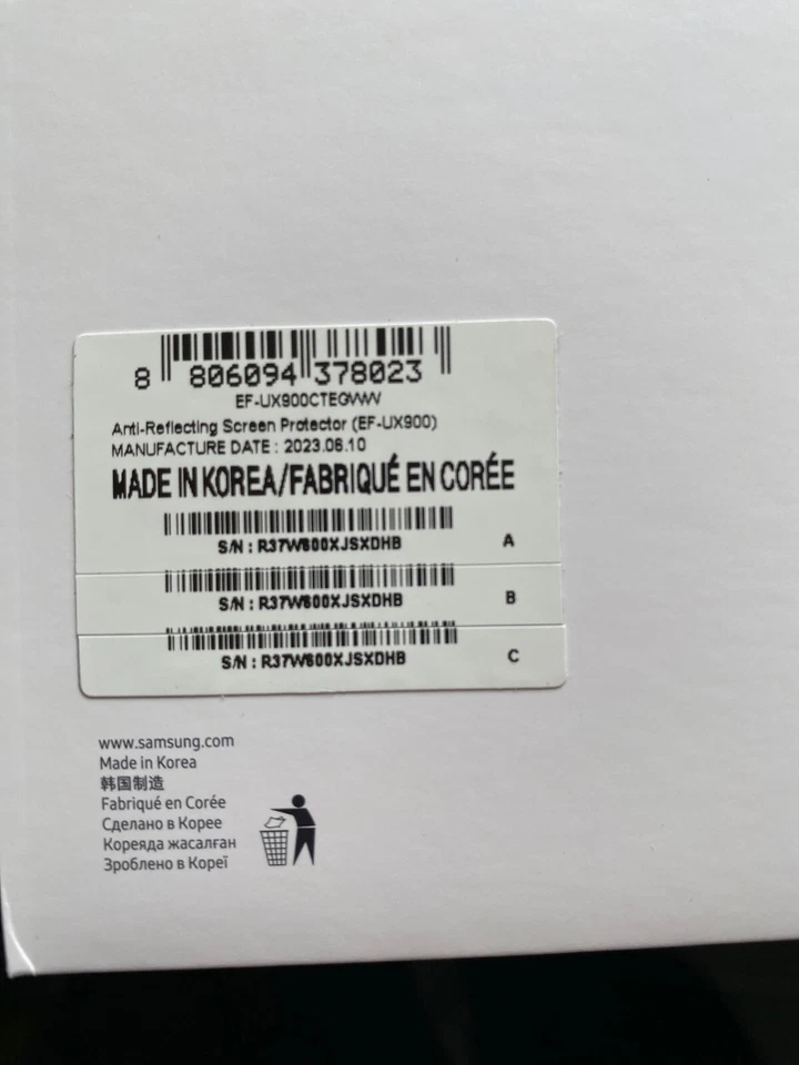 Genuine Anti-Reflecting Screen Protector for Samsung Galaxy Tab S8 Ultra & 5G - Image 4 of 4