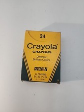 Vintage Crayola Crayons 24 Pack Binney  Smith Brilliant Colors