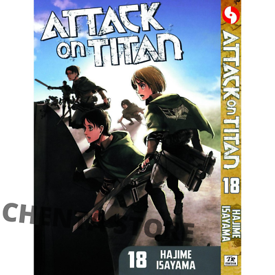 ATTACK ON TITAN Hajime Isayama Manga Volume 1-34 Full Set English Comic  EXPRESS