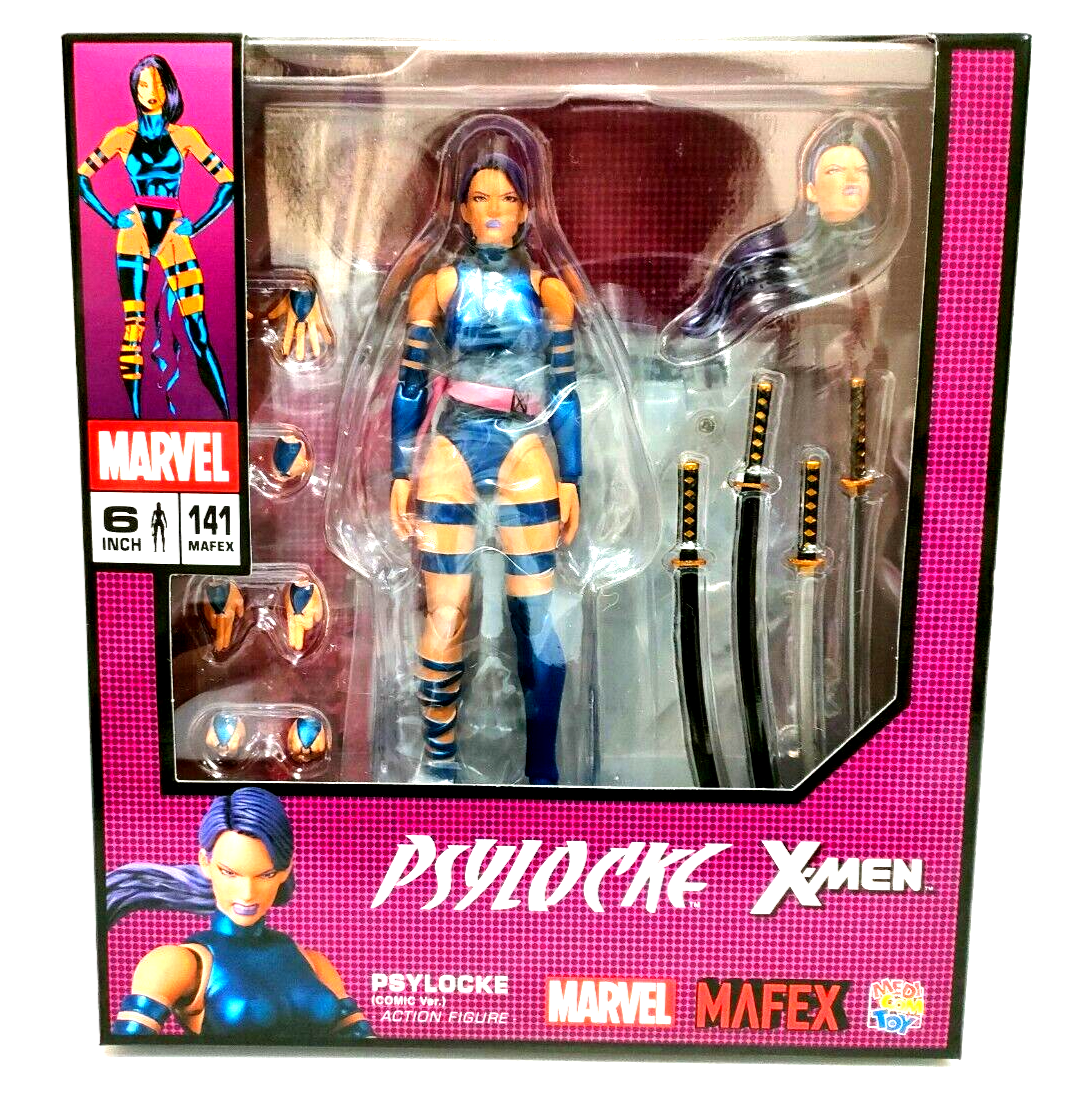 Mafex No.141 Marvel X-men Psylocke Comic Ver. ABS PVC Figure