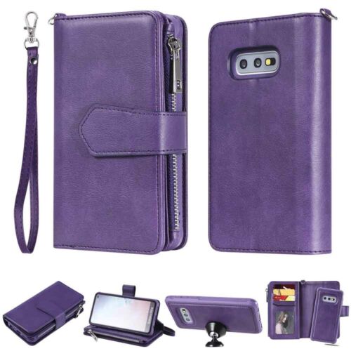 For Samsung Galaxy S20 S10 S9 S8+ Magnetic Detachable Leather Wallet Case Cover - Picture 11 of 55